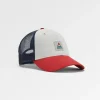 Heritage Trucker Kappe - Marine/Rot Gewürz