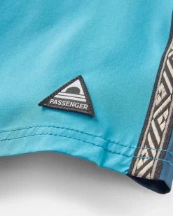 Hollow Recycelte Boardshorts - Blauer Pool
