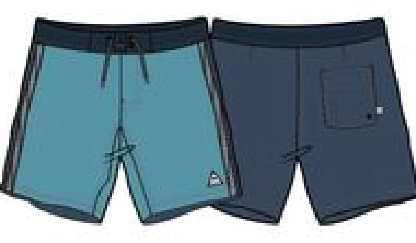 Hollow Recycelte Boardshorts - Blauer Pool