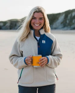 Home 2.0 Recyceltes Sherpa-Fleece - Hafermehl