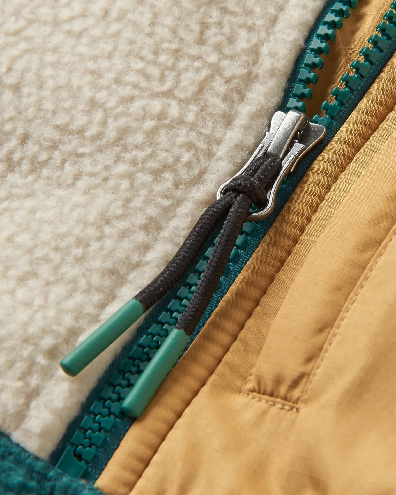 Home 2.0 Recyceltes Sherpa-Fleece - Regenwald/ Haferflocken