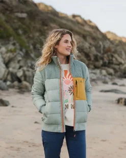 Inspire recycelte isolierte Jacke - Pistazie