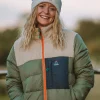 Inspire recycelte isolierte Jacke - Staubige Olive