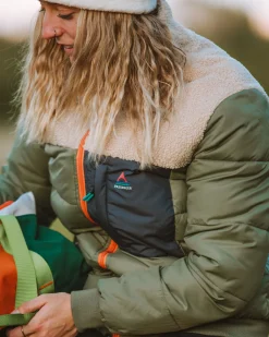 Inspire recycelte isolierte Jacke - Staubige Olive