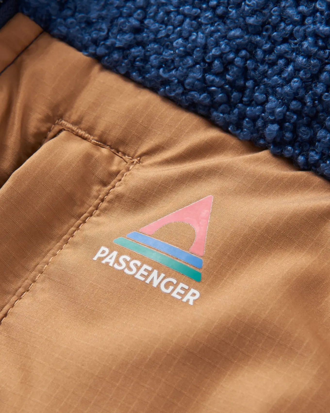Journey Recycelte Isolierjacke - Sattes Marineblau/Dunkles Denim