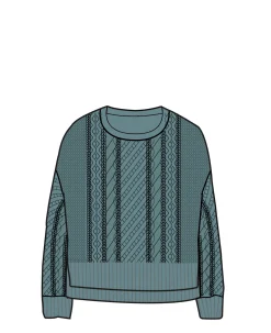 Juniper Recycelter Gestrickter Pullover - Arktis