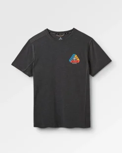 Kirkwood strukturiertes aktives T-Shirt - Schwarz