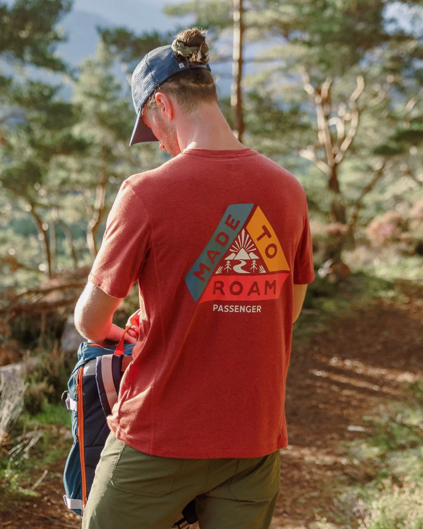 Kirkwood strukturiertes aktives T-Shirt - Roter Ocker