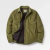 Kodiak 2.0 Sherpa Lined Cord Overshirt - Khaki