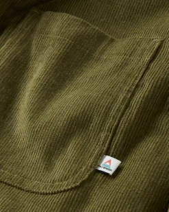 Kodiak 2.0 Sherpa Lined Cord Overshirt - Khaki