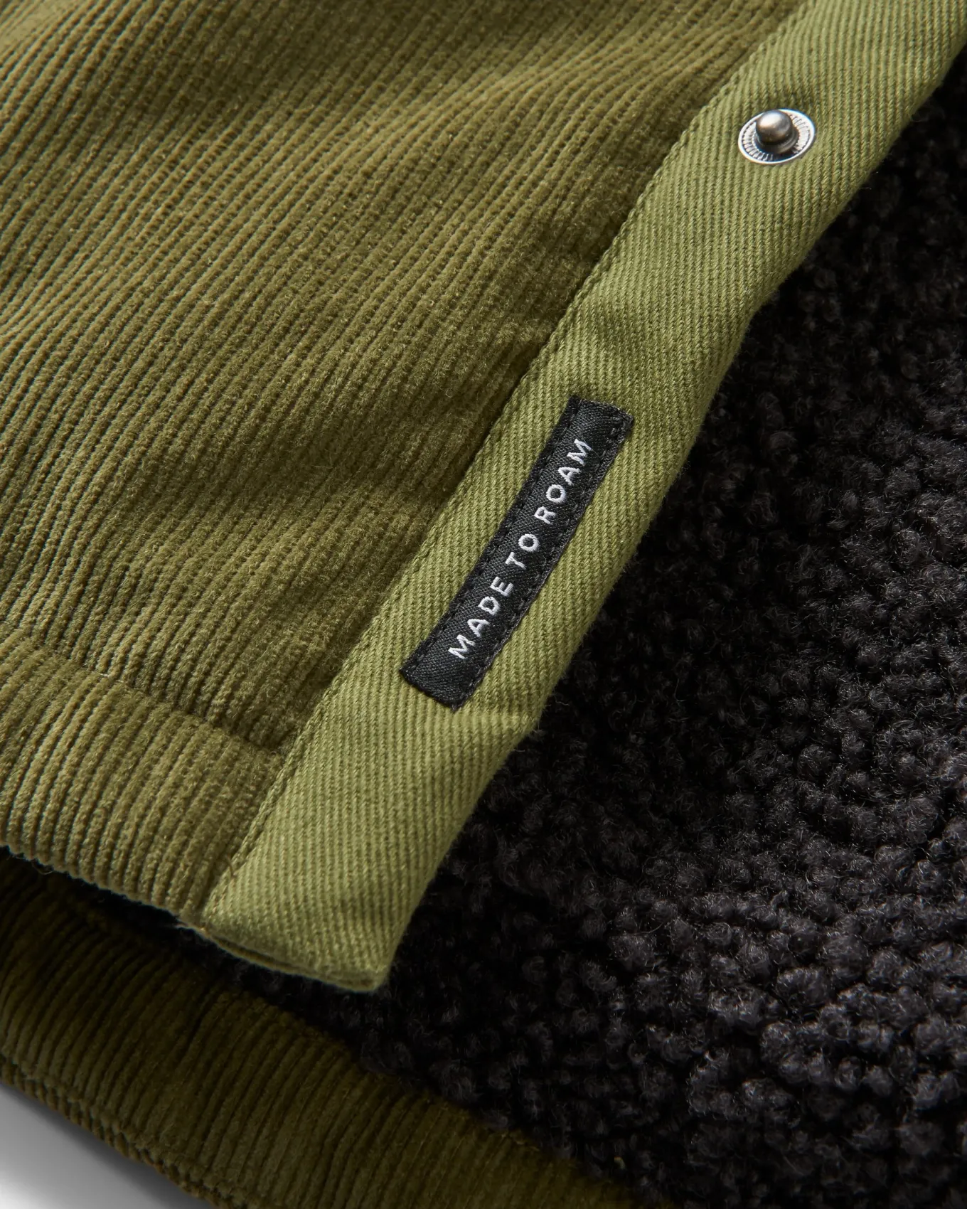 Kodiak 2.0 Sherpa Lined Cord Overshirt - Khaki