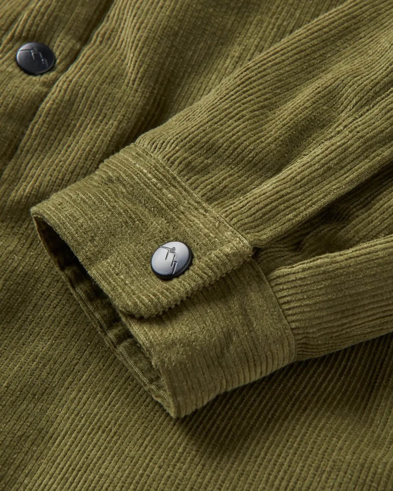 Kodiak 2.0 Sherpa Lined Cord Overshirt - Khaki