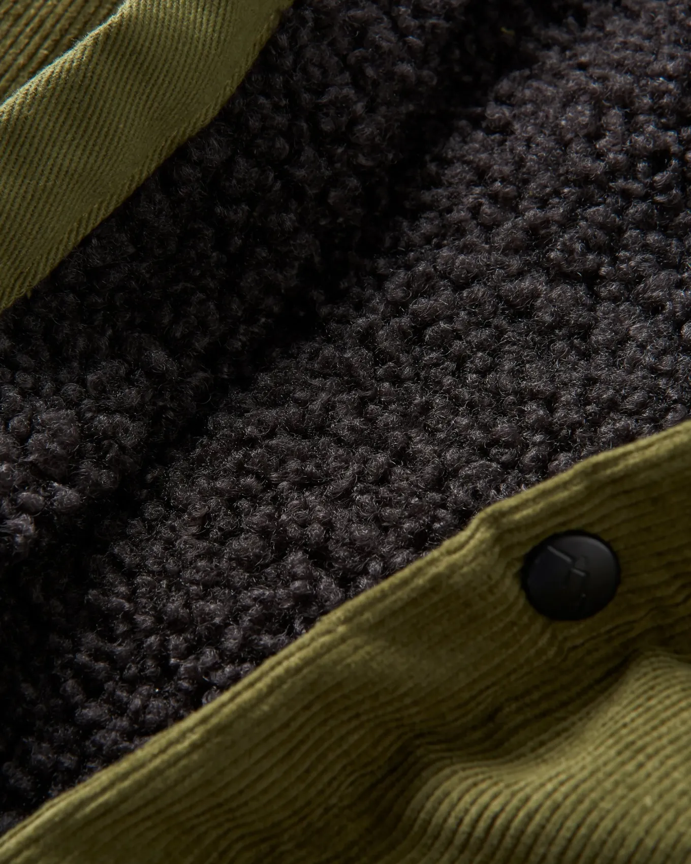 Kodiak 2.0 Sherpa Lined Cord Overshirt - Khaki