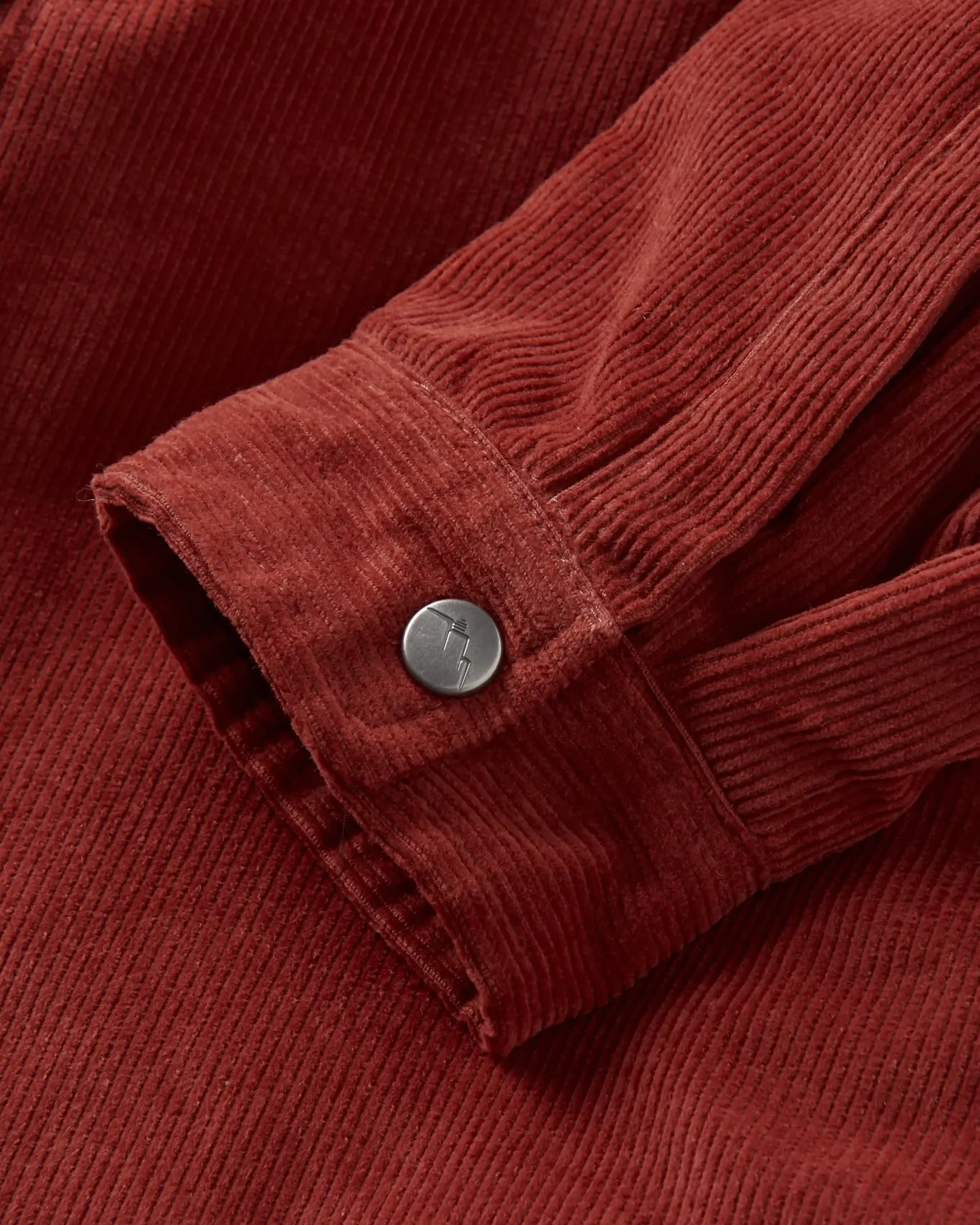Kodiak 2.0 Sherpa-gefüttertes Cord-Overshirt - Roter Ocker