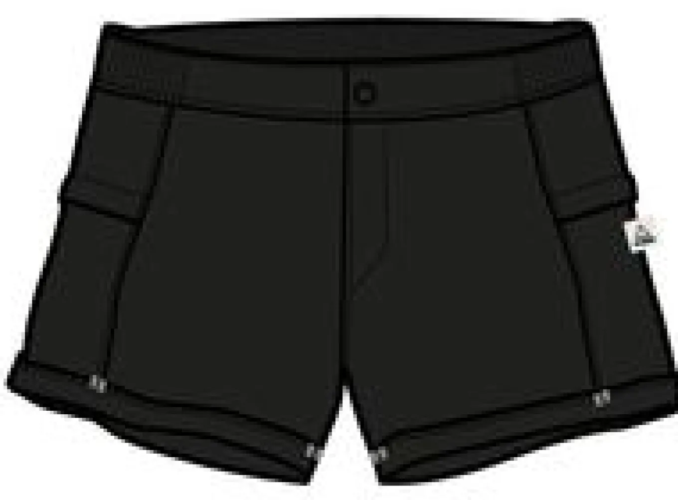 Laura Allzweck-Short - Echtes Schwarz
