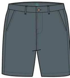365 Leichte Bio-Baumwollshorts - Sturmgrau