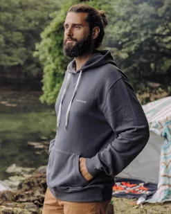 Made to Roam Recycelter Kapuzenpullover - Verblasstes Schwarz