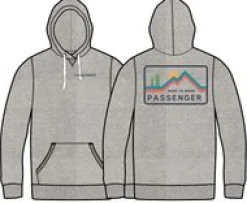 Made to Roam Recycelter Kapuzenpullover - Graumeliert