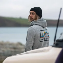 Made to Roam Recycelter Kapuzenpullover - Graumeliert