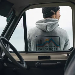 Made to Roam Recycelter Kapuzenpullover - Graumeliert