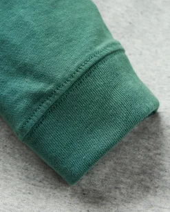 Made to Roam Recyceltes Langarmshirt - Graumeliert