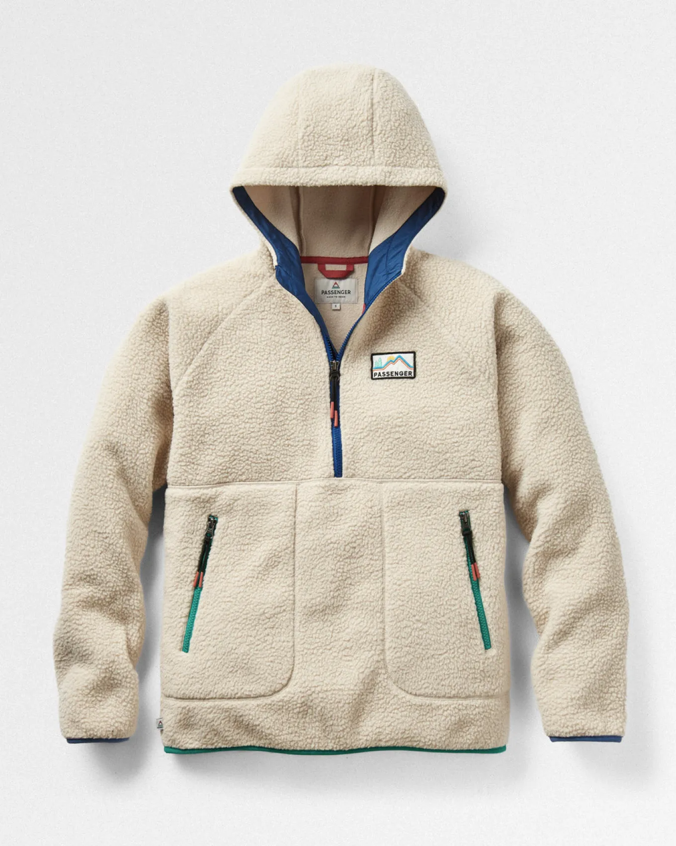 Maine 2.0 1/2 Zip Recyceltes Sherpa-Fleece - Hafermehl