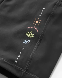 Mantra Recycelte Aktiv-Short - Schwarz