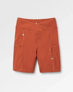 Mantra Recycelte Aktiv-Short - Gebrannter Ton