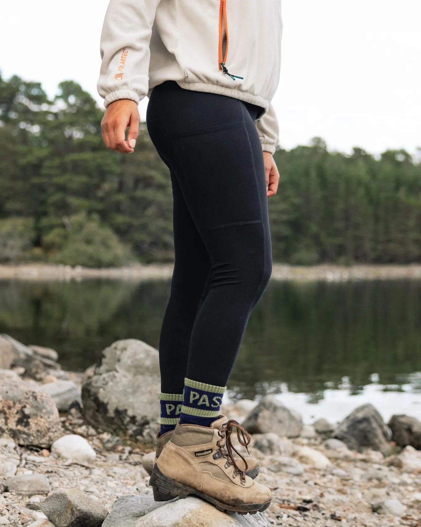 Mantra Recycelte Leggings - Schwarz