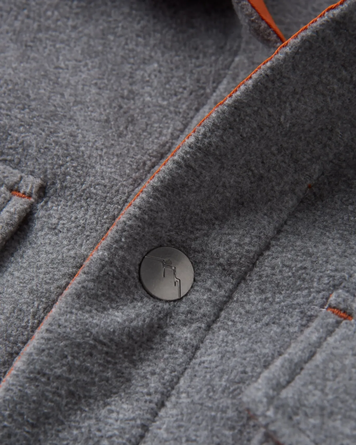 Maple Recyceltes Polar-Fleece-Hemd - Graumeliert 2
