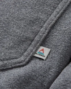 Maple Recyceltes Polar-Fleece-Hemd - Graumeliert 2