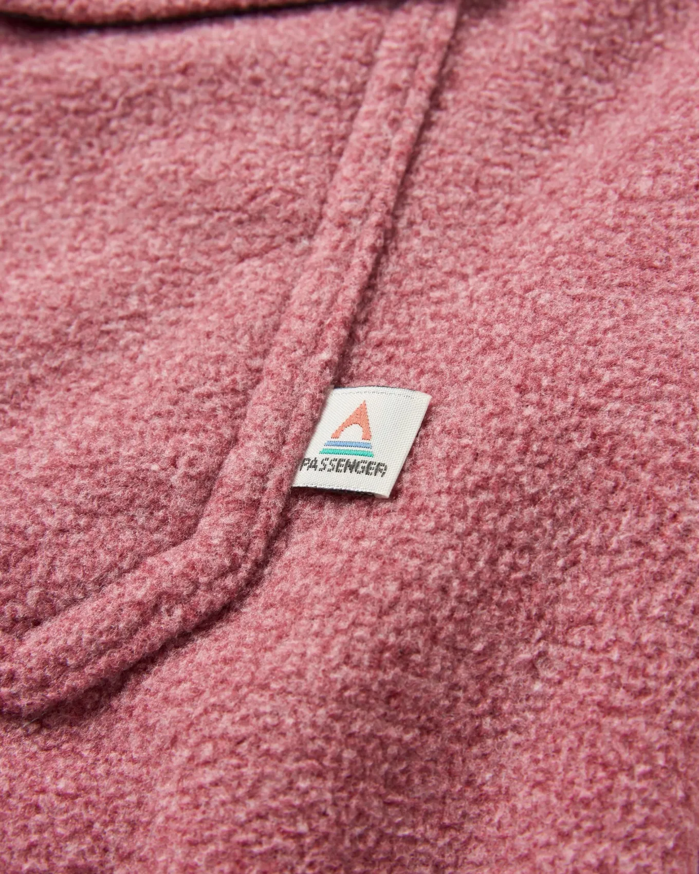 Maple Recyceltes Polar-Fleece-Hemd - Wein Marl