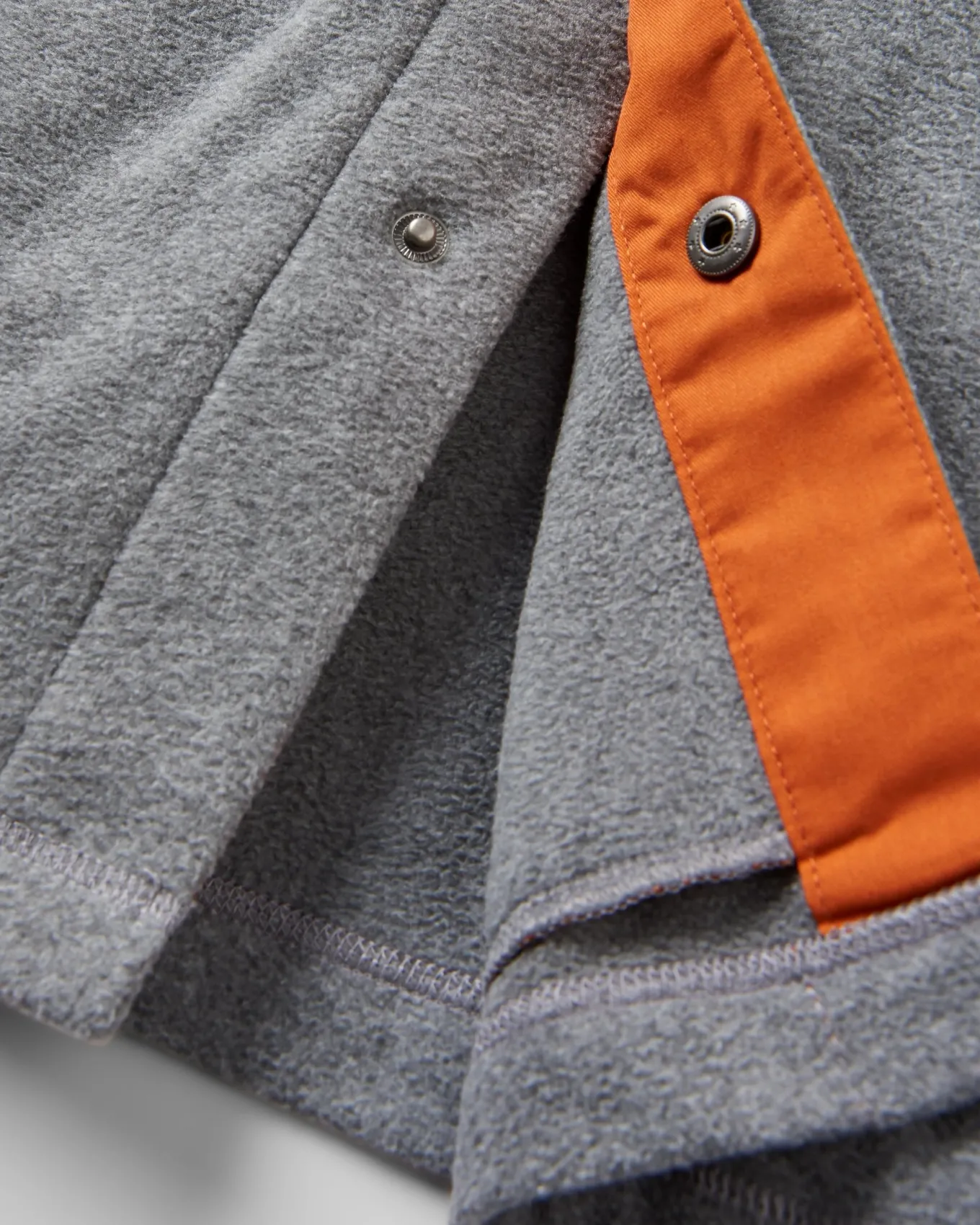 Maple Recyceltes Polar-Fleece-Hemd - Graumeliert 2