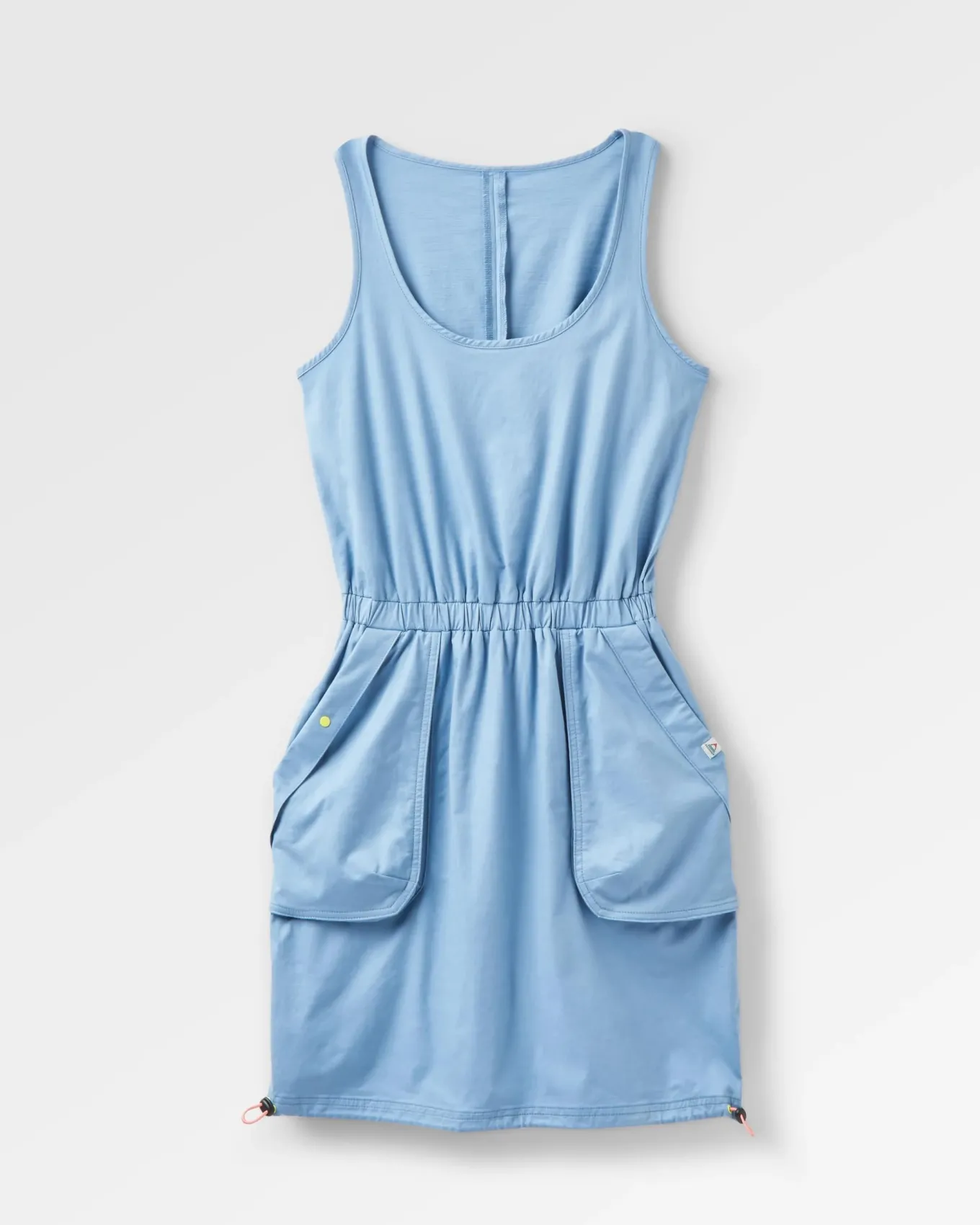 Mesmorise Organisches Baumwoll-Kleid - Verblasstes Denim