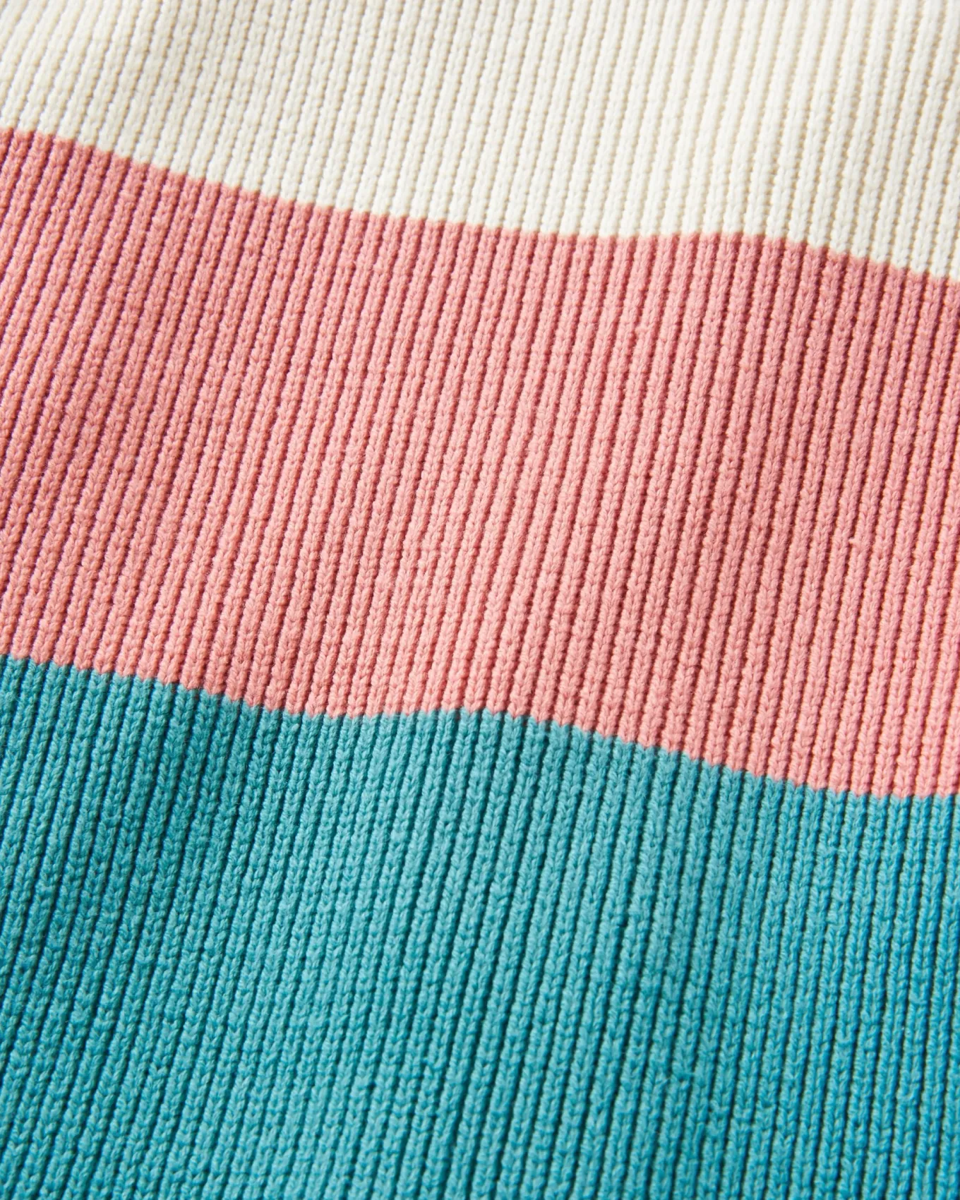 Moments Übergroßer Bio-Strickpullover - Limette Multi Streifen