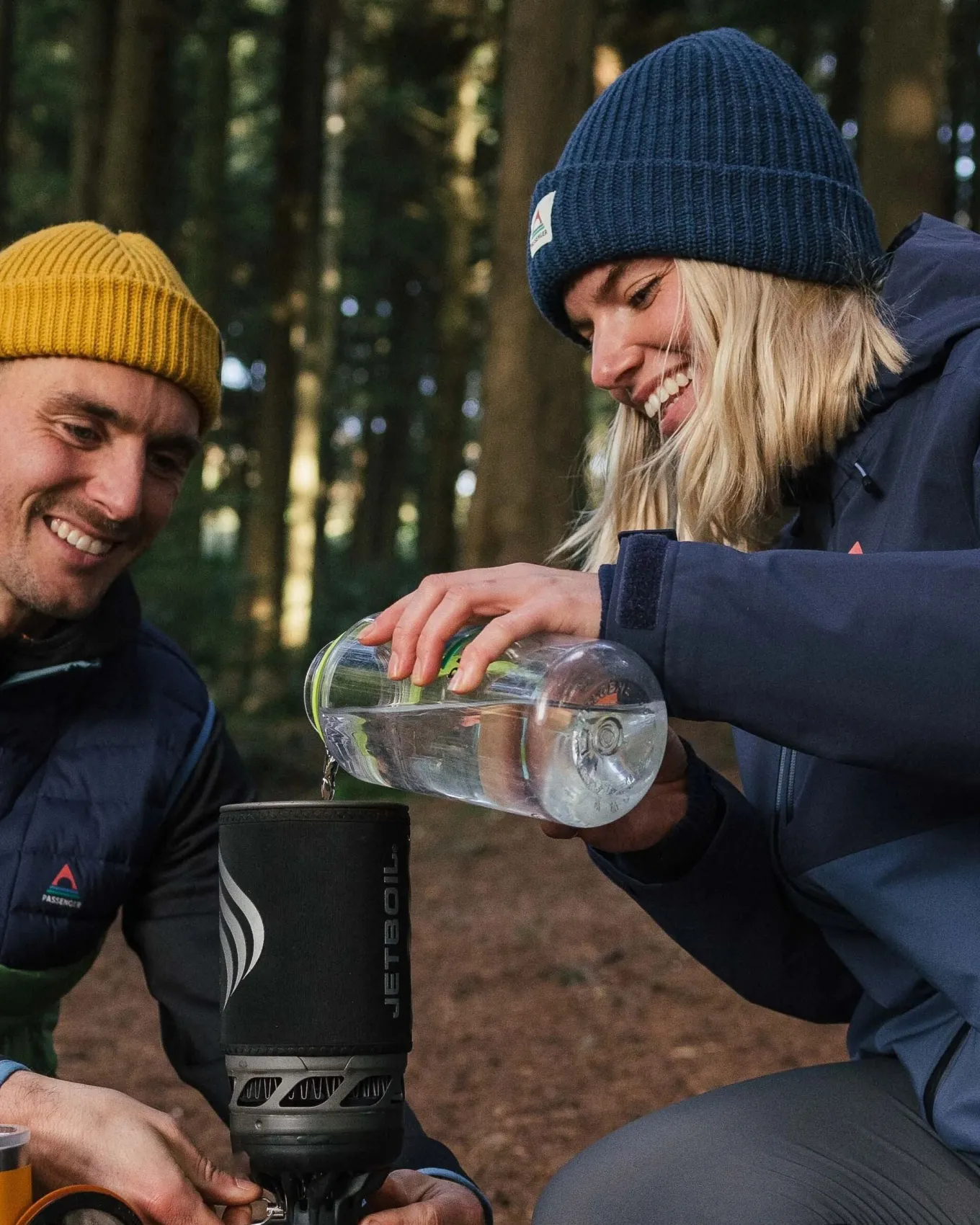 Nalgene 1L Weithals-Wasserflasche - Klar - Klar