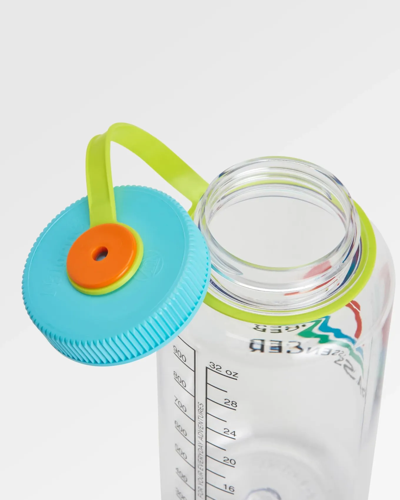 Nalgene 1L Weithals-Wasserflasche - Klar - Klar