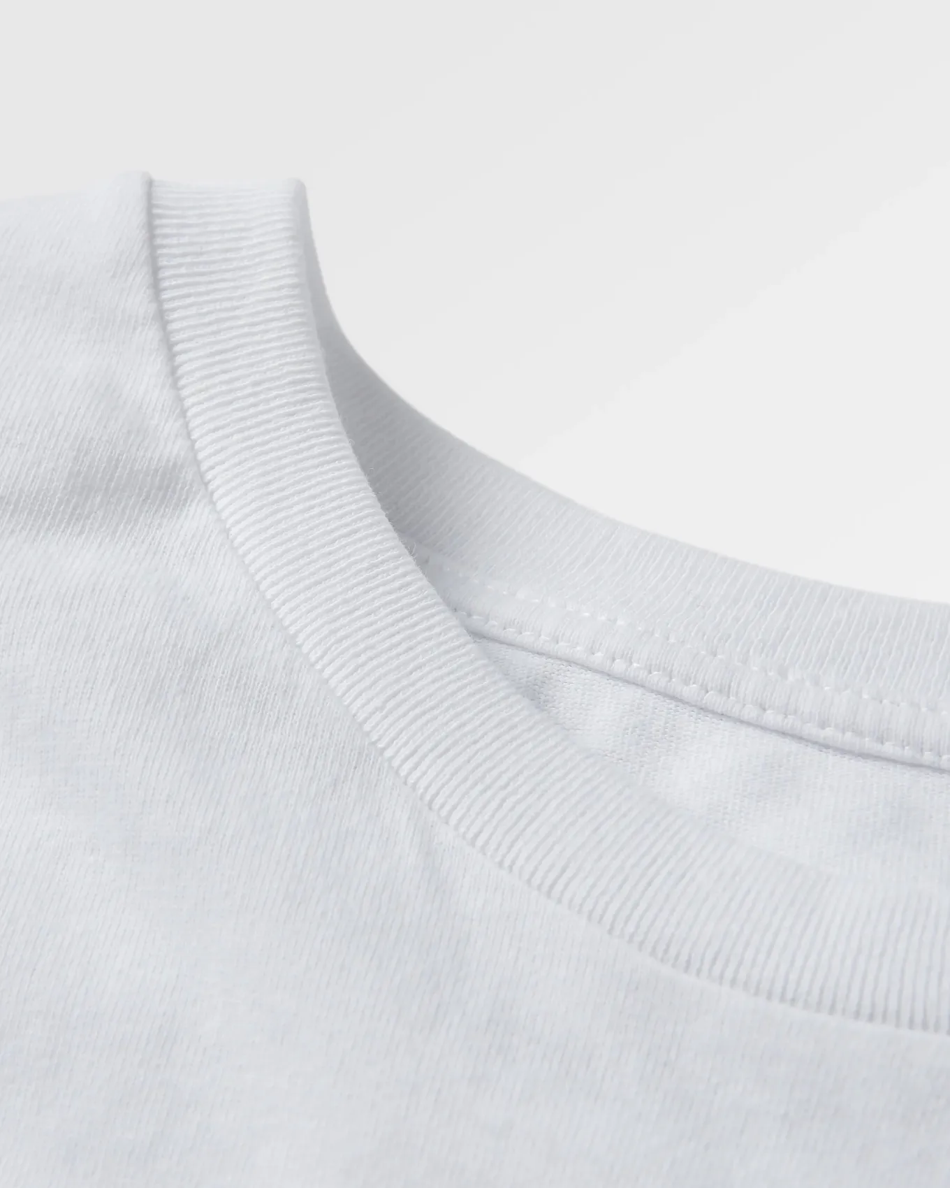 Nature recyceltes Baumwoll-T-Shirt - Weiß