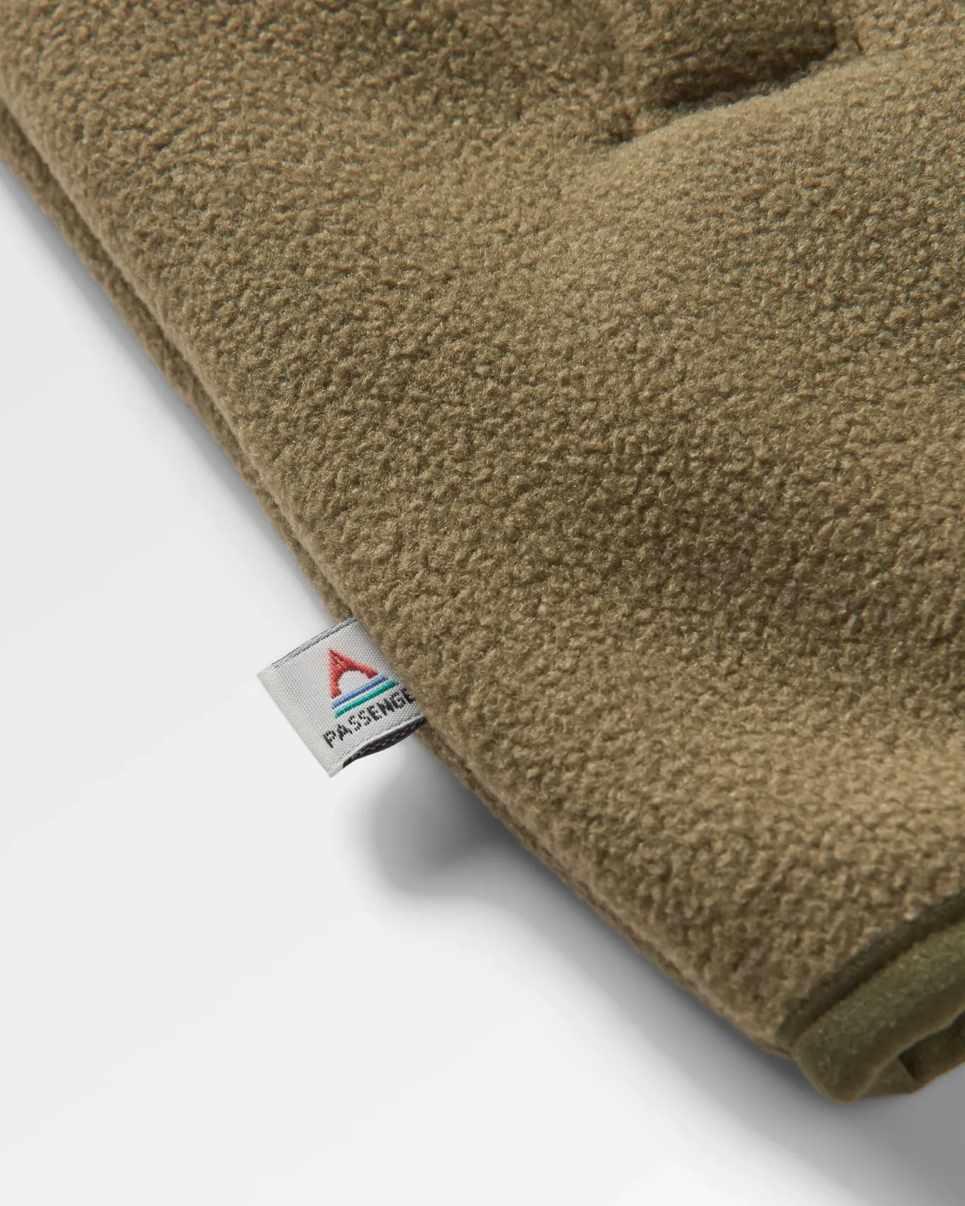 Nestling Recyceltes Polar-gefütterte Sherpa-Fleece - Bergszenen-Khaki