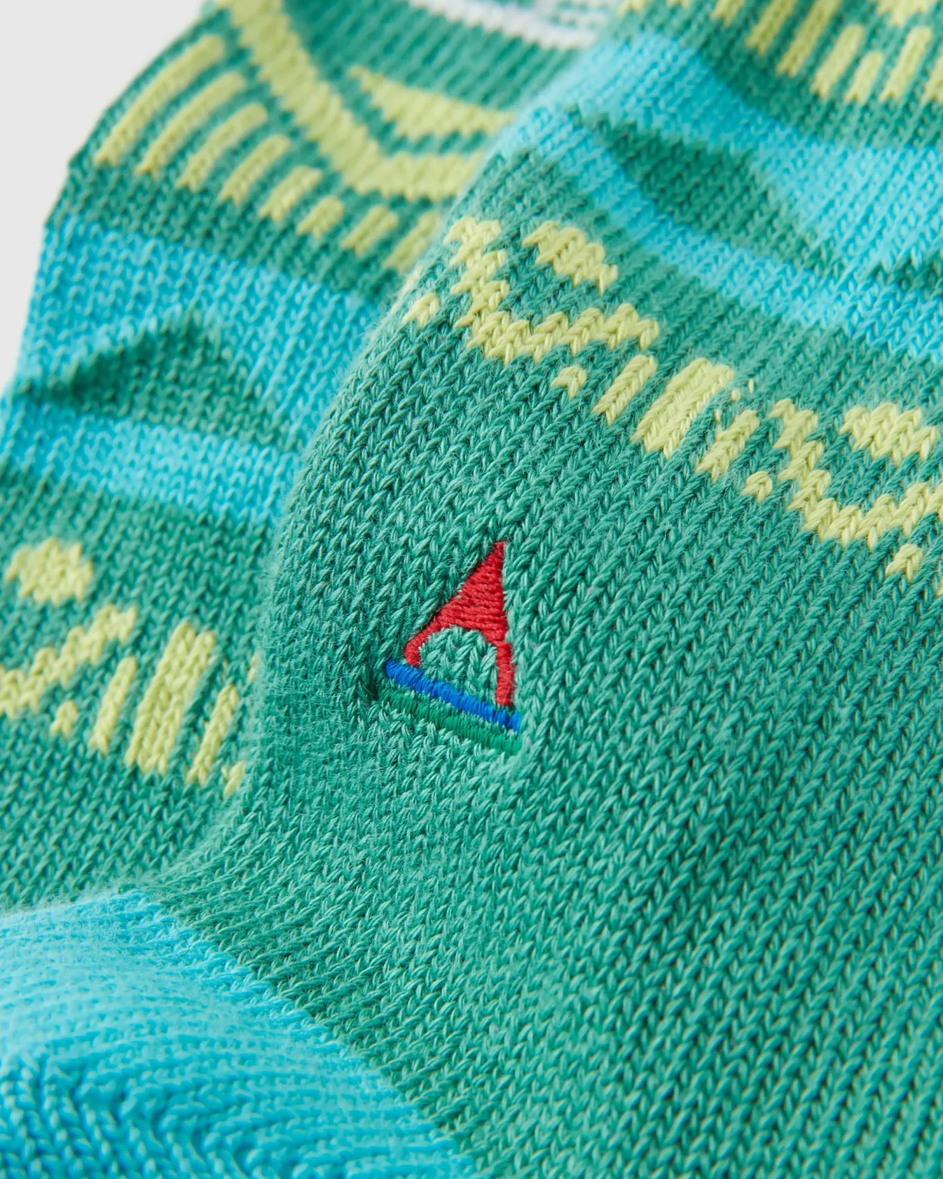 Nettle Organische Gemusterte Socken - Arktis