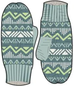 Nettle recycelte gefütterte Fleece-Handschuhe - Arktis