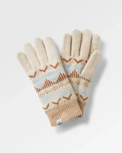 Nettle Recycelte Gestrickte Handschuhe - Birke