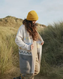 Nettle Recycelte Strickjacke - Birke