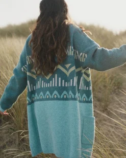 Nettle Recycelte Strickjacke - Arktis