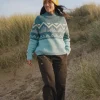 Nettle Recycelter Gestrickter Pullover - Arktis