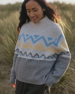 Nettle Recycelter Gestrickter Pullover - Birke