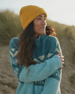 Nettle Recycelter Gestrickter Pullover - Arktis