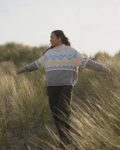 Nettle Recycelter Gestrickter Pullover - Birke