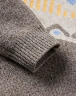 Nettle Recycelter Gestrickter Pullover - Birke