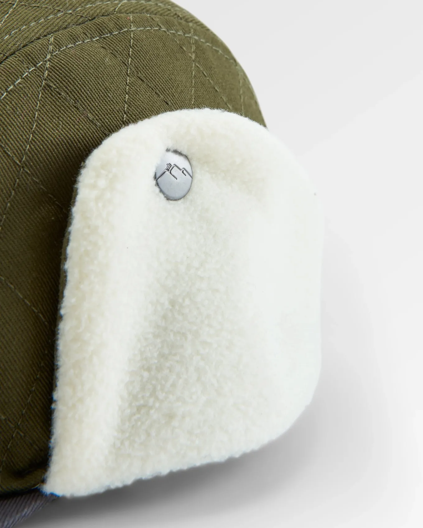 Nightfall Recycelte Polar Fleece Gefütterte Mütze - Staubiges Olivengrün